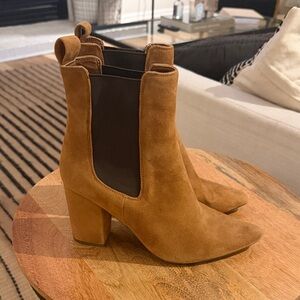 Tan Suede Ankle Boots